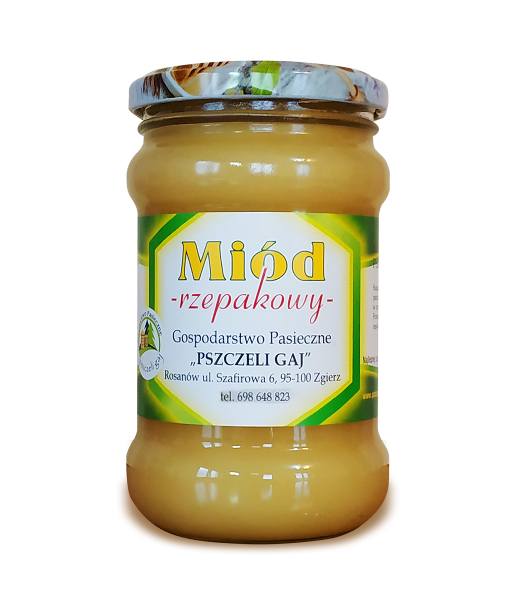 Miód-rzepakowy-315-ml-cena-15-zł
